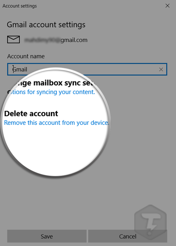 حذف کردن ایمیل از برنامه Mail ویندوز 10