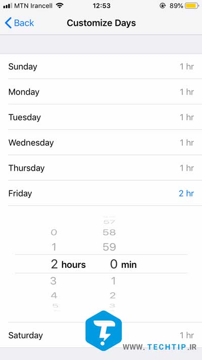 Screen Time iPhone Add Limit Custom