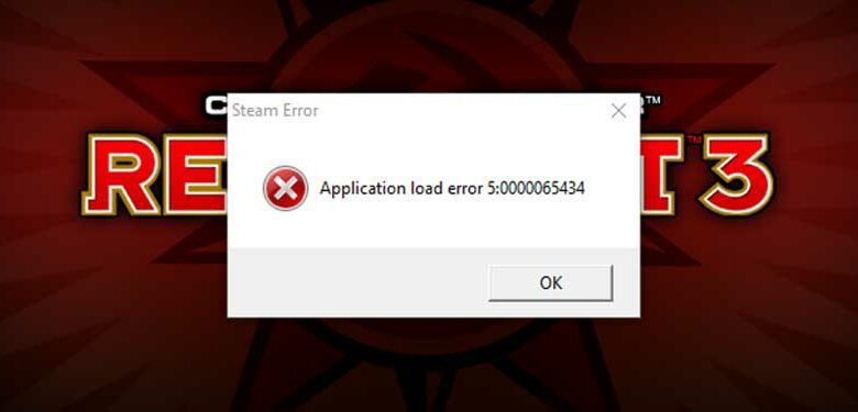 حل مشکل Application Load Error 5:0000065434 در بازی های استیم | تک تیپ