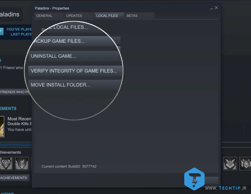 Verify Integrity of Game Files 