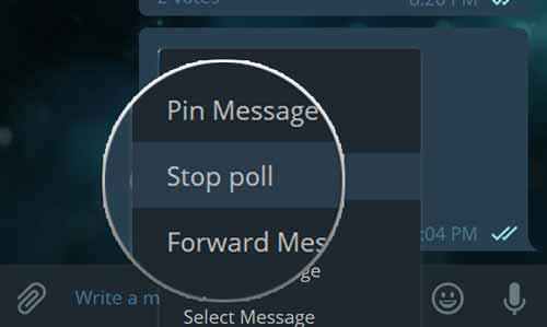 نظرسنجی تلگرام
