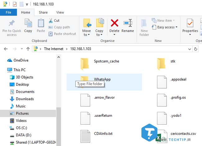 انتقال فایل اندروید به کامپیوتر با ES File Explorer