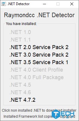 پیدا کردن نسخه NET Framework. ویندوز