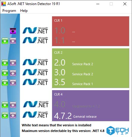 پیدا کردن نسخه NET Framework. ویندوز