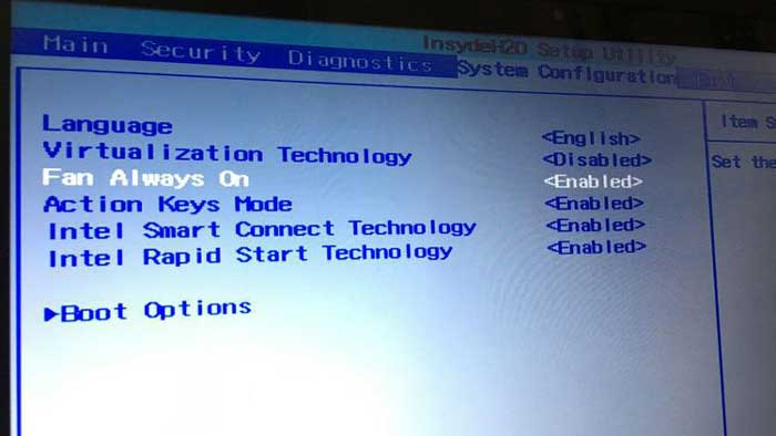 تنظیم گزینه های مربوط به سرعت فن کامپیوتر در محیط BIOS