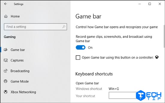 ویژگی های Game bar ویندوز 100