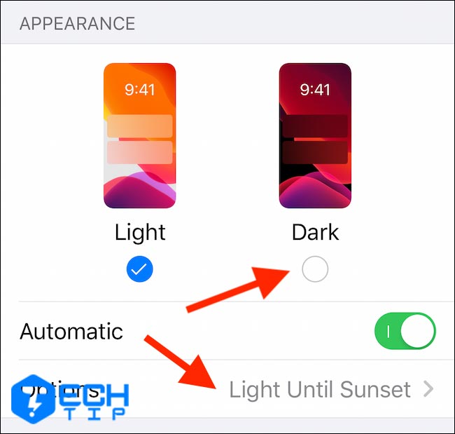 تم مشکی Dark Mode در iOS 13