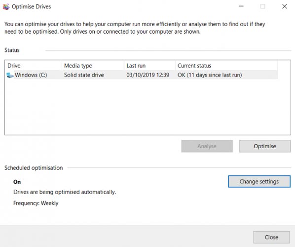 افزایش سرعت هارد دیسک HDD و SSD با Windows Optimize Drives