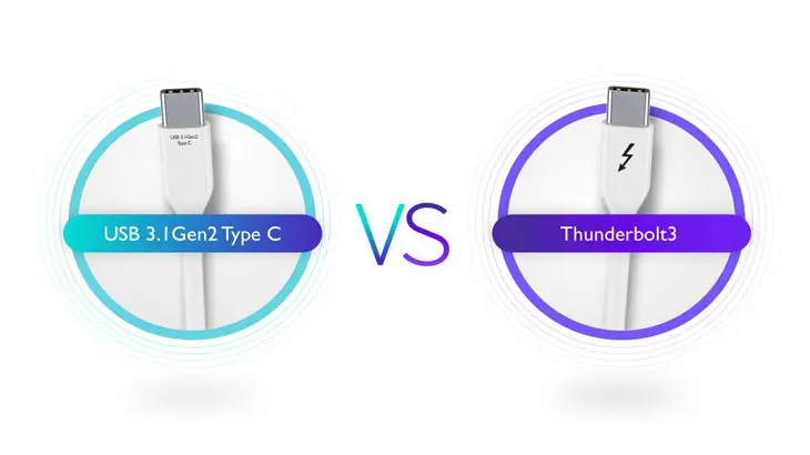 Thunderbolt 3 در مقابل USB-C: تفاوت تاندربولت با یو اس بی سیچیست؟