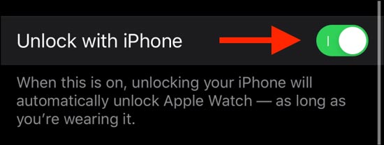 باز کردن قفل اپل واچ با باز کردن قفل آیفون