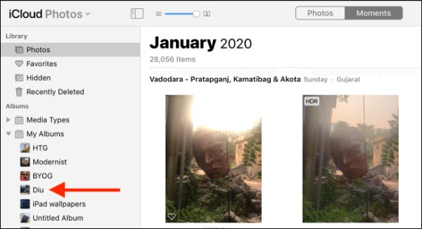 دانلود عکس های آیفون از iCloud در مک 