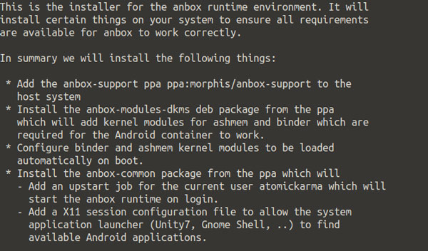 نصب Anbox در لینوکس