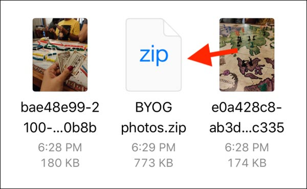 نحوه خارج کردن فایل ها از حالت زیپ در آیفون و آیپد