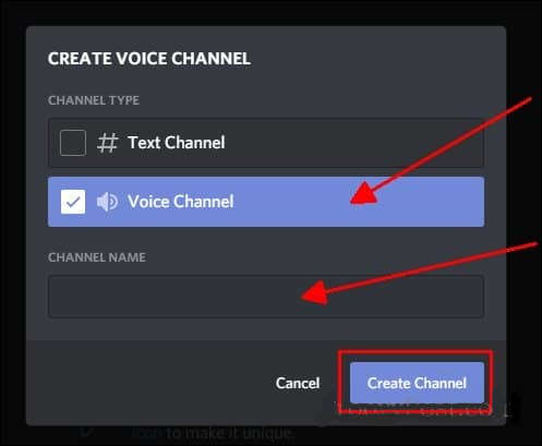 کانال های صوتی یا Voice Channel