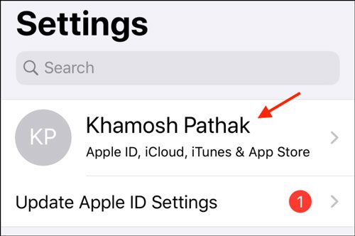 نحوه حذف ایمیل iCloud از آیفون یا آِیپد