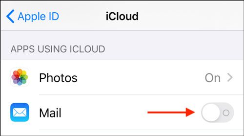 نحوه حذف ایمیل iCloud از آیفون یا آِیپد