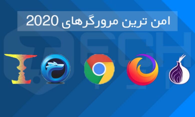 5 تا از بهترین مرورگر های امن در سال 2020