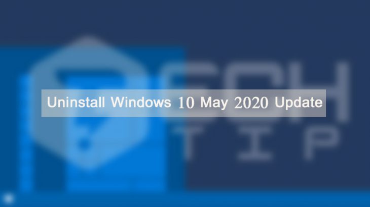 Uninstall-Windows-10’s-May-2020-Update