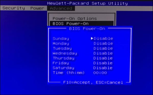 به بخش BIOS یا UEFI سیستم خود بروید