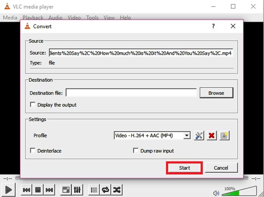 حذف صدای فیلم با استفاده از پلیر VLC