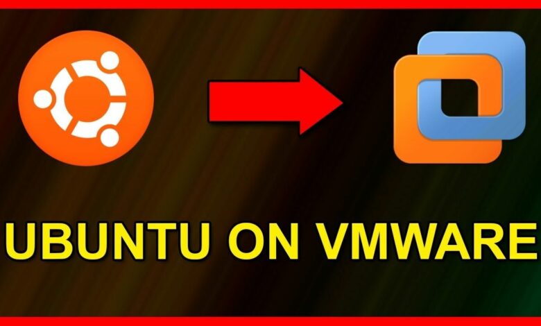 نصب اوبونتو روی vmware