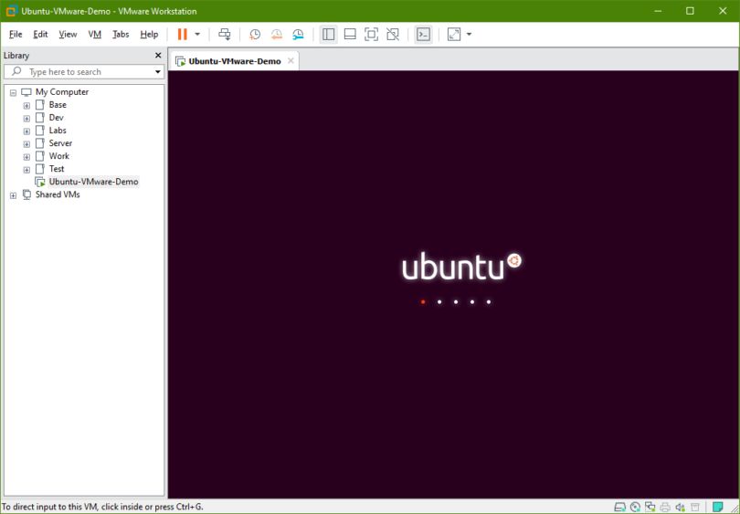 Install Ubuntu in VMware