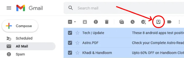 How to retrieve archived email in Gmail