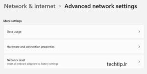 تنظیم مجدد WiFi ، بلوتوث یا همه آداپتورهای شبکه در ویندوز 11