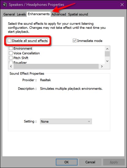 Windows 10 Disable Sound Effects