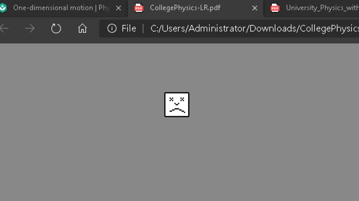 Microsoft Edge freezes or crashes when opening a PDF cover