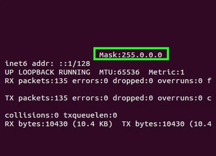 نحوه بدست آوردن subnet mask در لینوکس