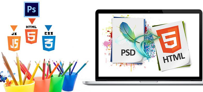 تبدیل psd به html و css