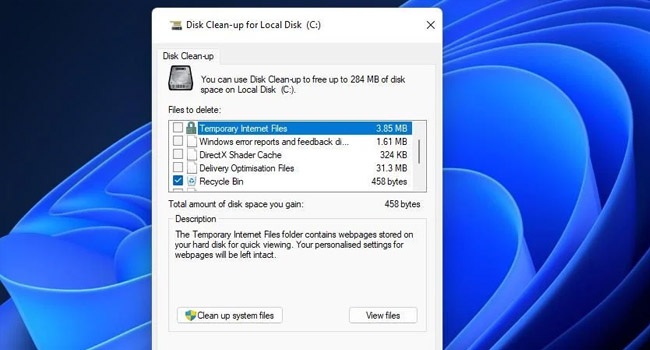ابزار Disk Cleanup