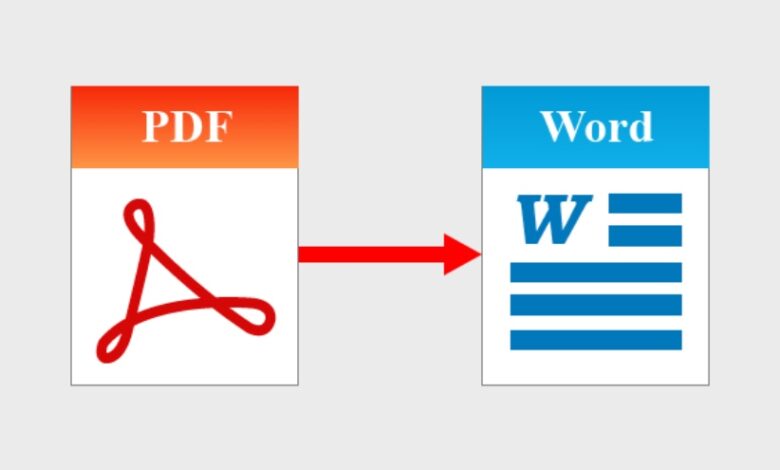 تبدیل pdf به word