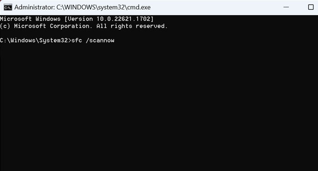 تعمیر فایل های خراب ویندوز 10 با استفاده از ابزار رابط خط فرمان