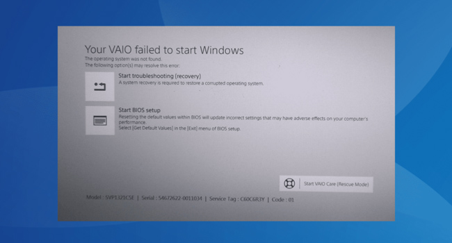 How-to-fix-Your-VAIO-Failed-to-Start-Windows-error-on-your-Windows-computer-[4 methods]