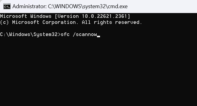 تعمیر فایل های ویندوز با استفاده از ابزار CMD