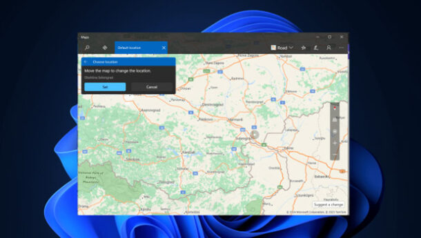 برنامه Maps در ویندوز 11