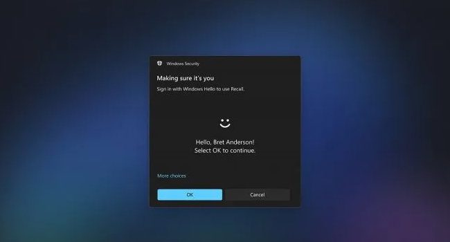 ویژگی Windows Hello ویندوز 11