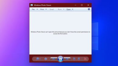 خطای Windows Photo Viewer Can’t Open This Picture